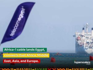 Read more about the article Africa-1 cable lands Egypt, connects East Africa, Middle East, Asia, and Europe.