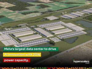 Read more about the article Meta’s largest data center to drive AI innovation with 2GW power capacity.