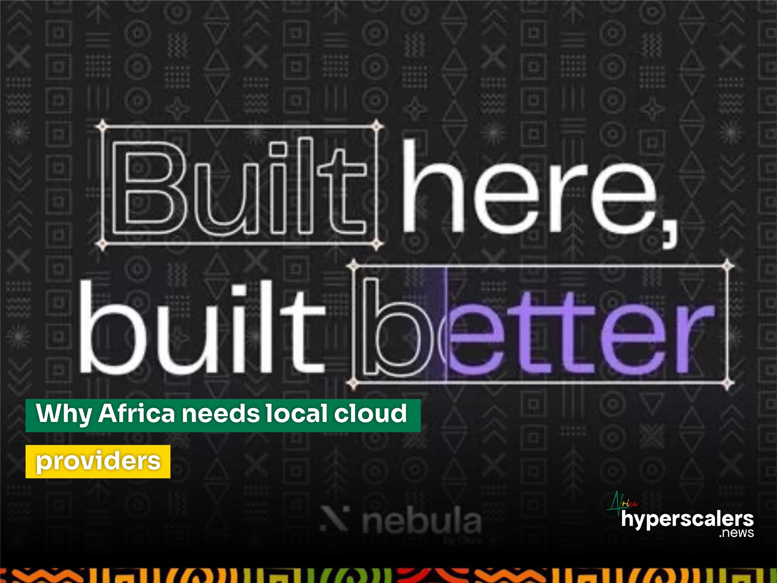 Why Africa needs local cloud providers.