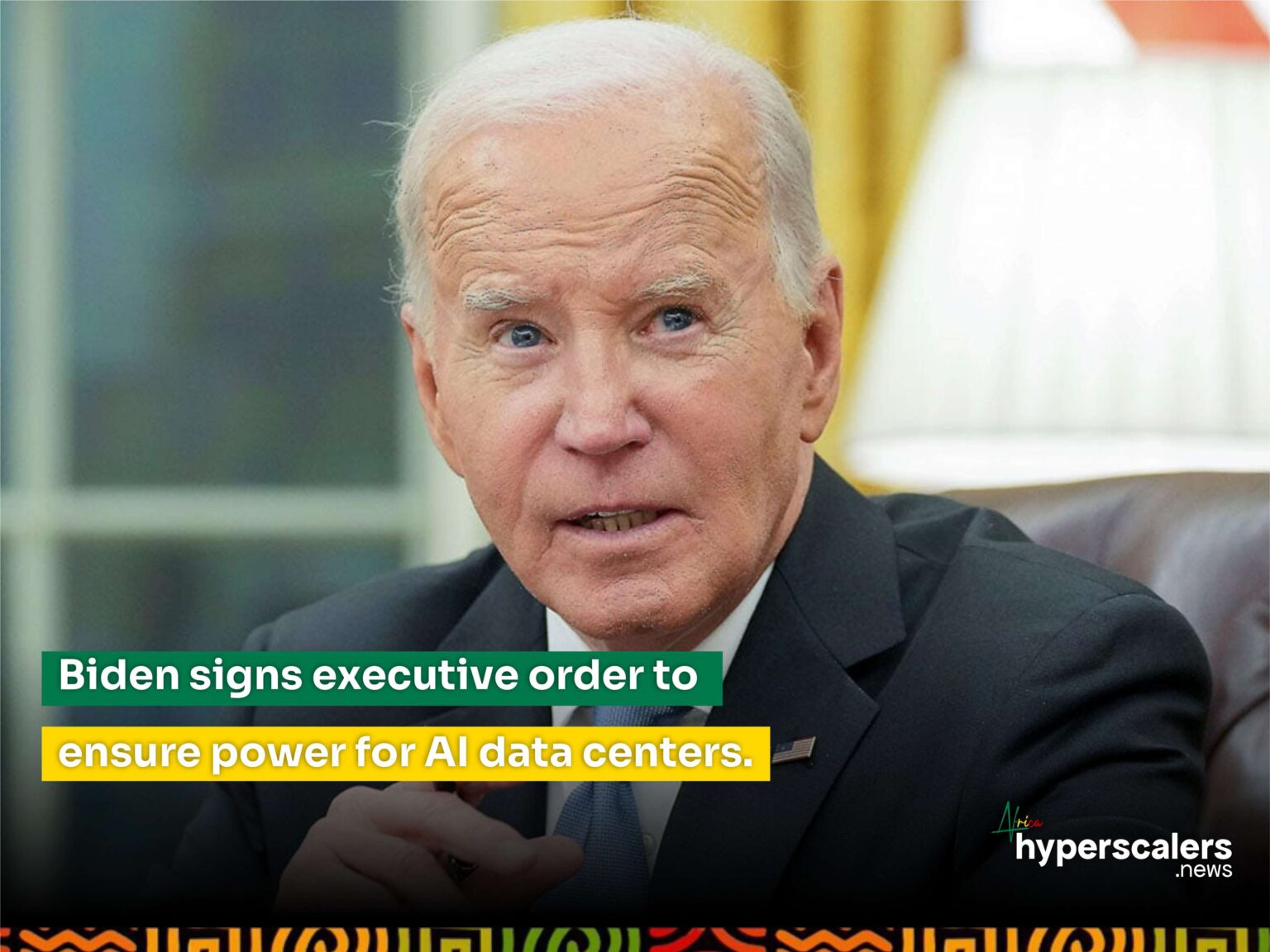 Biden Signs Executive Order To Ensure Power For AI Data Centers