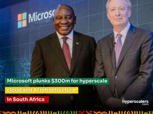 Read more about the article Microsoft plunks $300m for hyperscale cloud and AI infrastructure in South Africa.