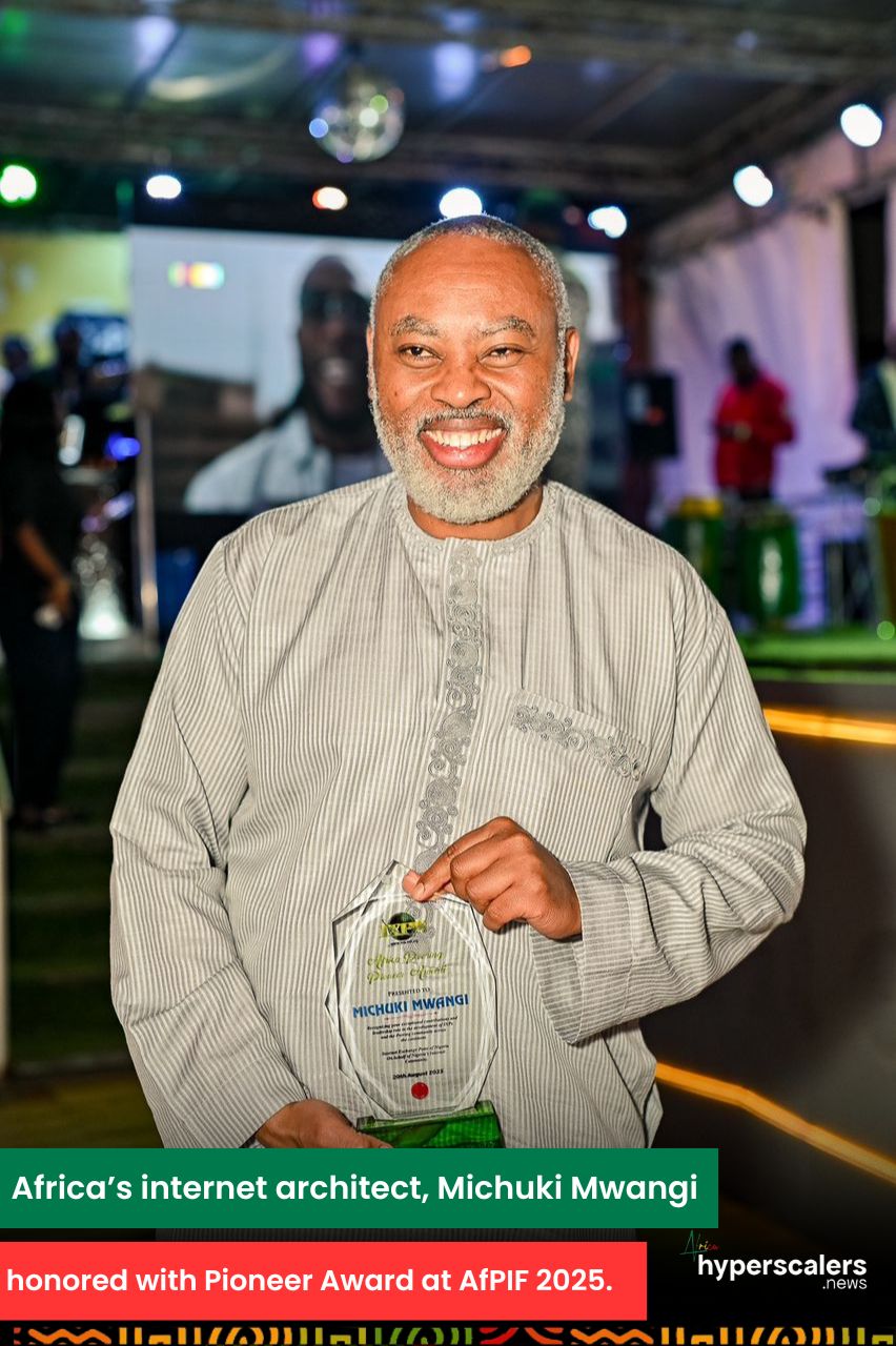 You are currently viewing Africa’s internet architect, Michuki Mwangi honored with Pioneer Award at AfPIF 2025.