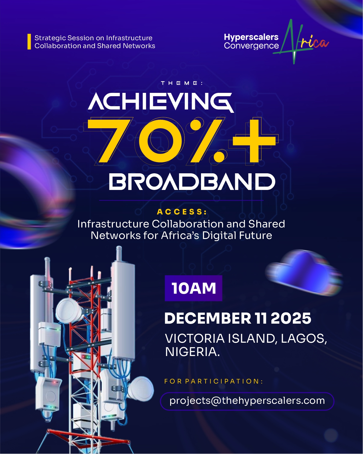 Read more about the article Africa Hyperscalers convenes Strategy Workshop on Shared Connectivity Infrastructure.