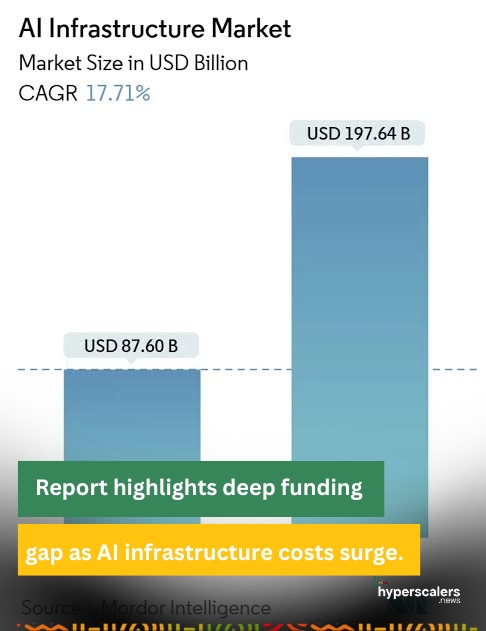 You are currently viewing Report highlights deep funding gap as AI infrastructure costs surge.